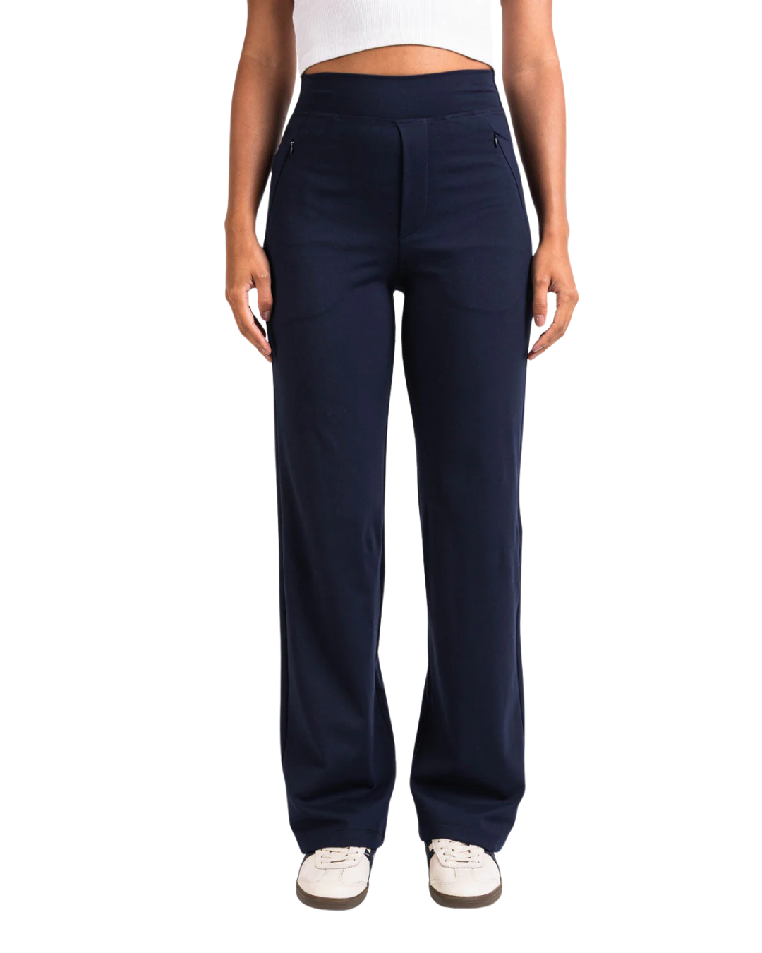 Pantalón de Corte Recto y Alta Elasticidad para Mujer®