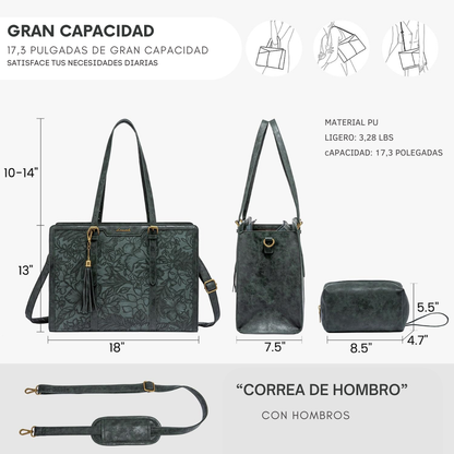 Bolso de Cuero Vintage Elegante para Portátil®
