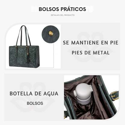 Bolso de Cuero Vintage Elegante para Portátil®