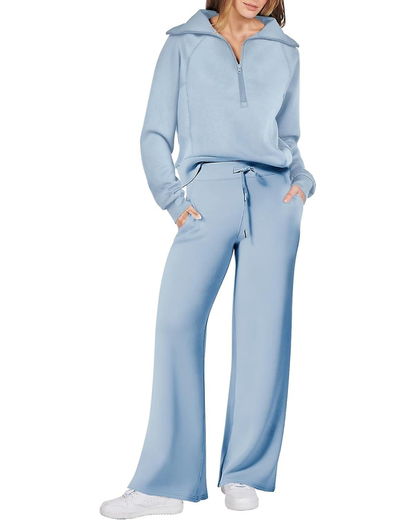 Conjunto de entrenamiento oversize de 2 piezas para mujer