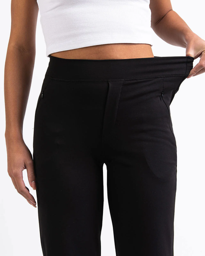 Pantalón de Corte Recto y Alta Elasticidad para Mujer®