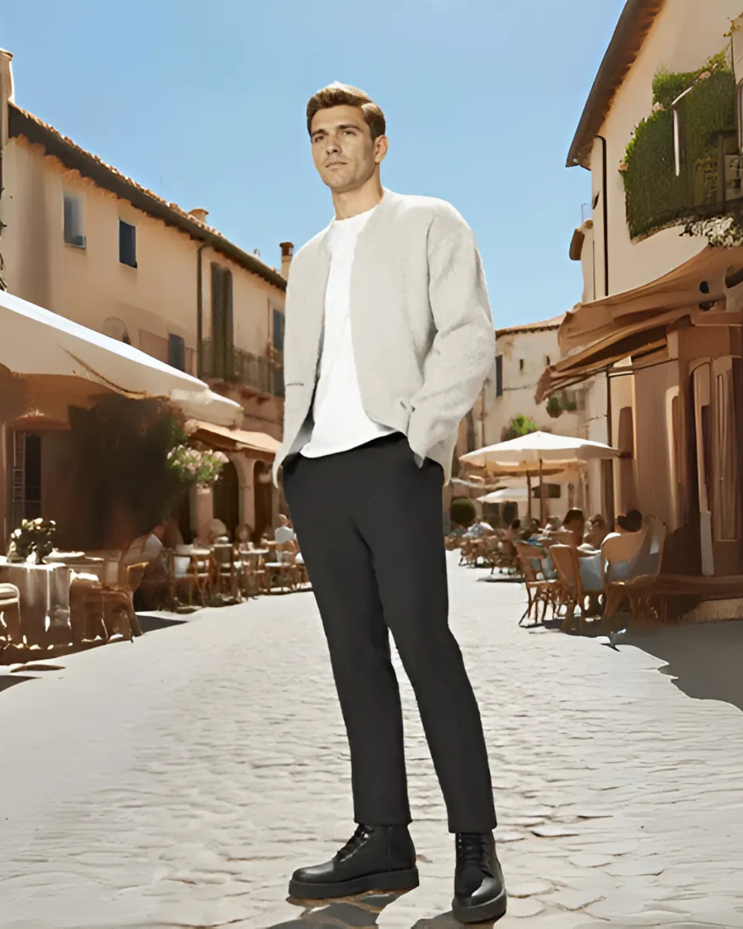 Pantalón Formal Elástico para Hombre®