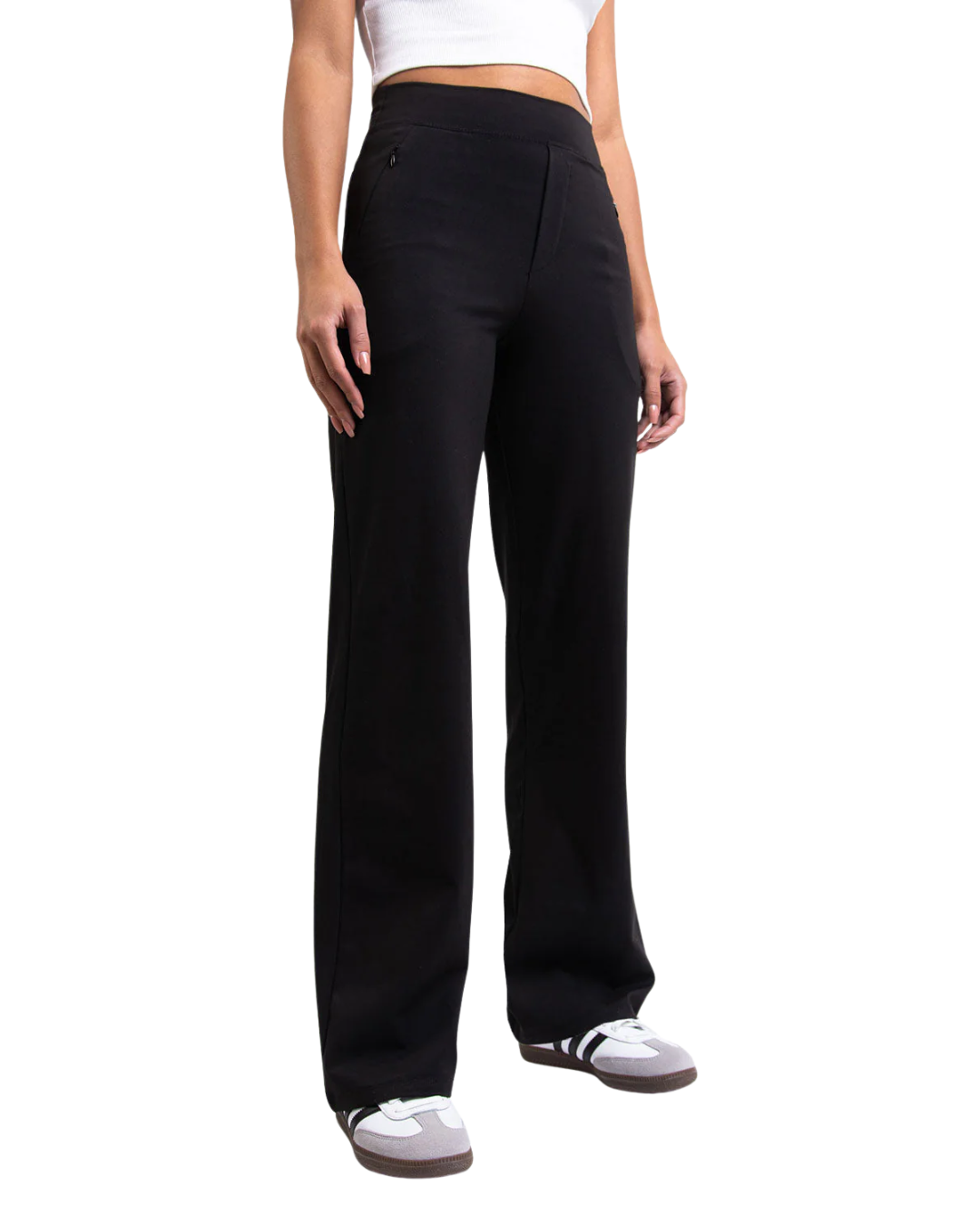Pantalón de Corte Recto y Alta Elasticidad para Mujer®
