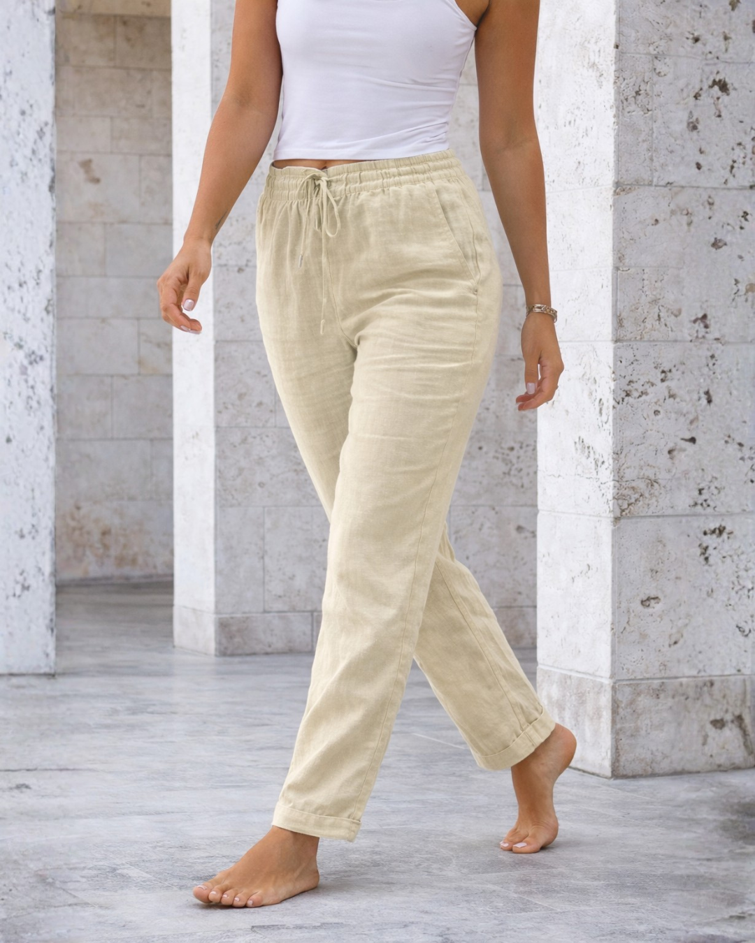 Pantalón Transpirable de Corte Relajado