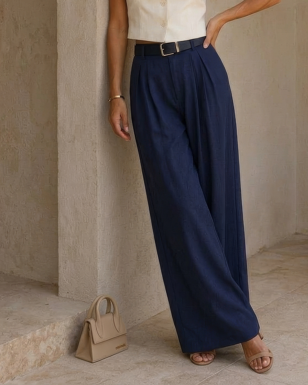 Pantalón Ancho Elegante