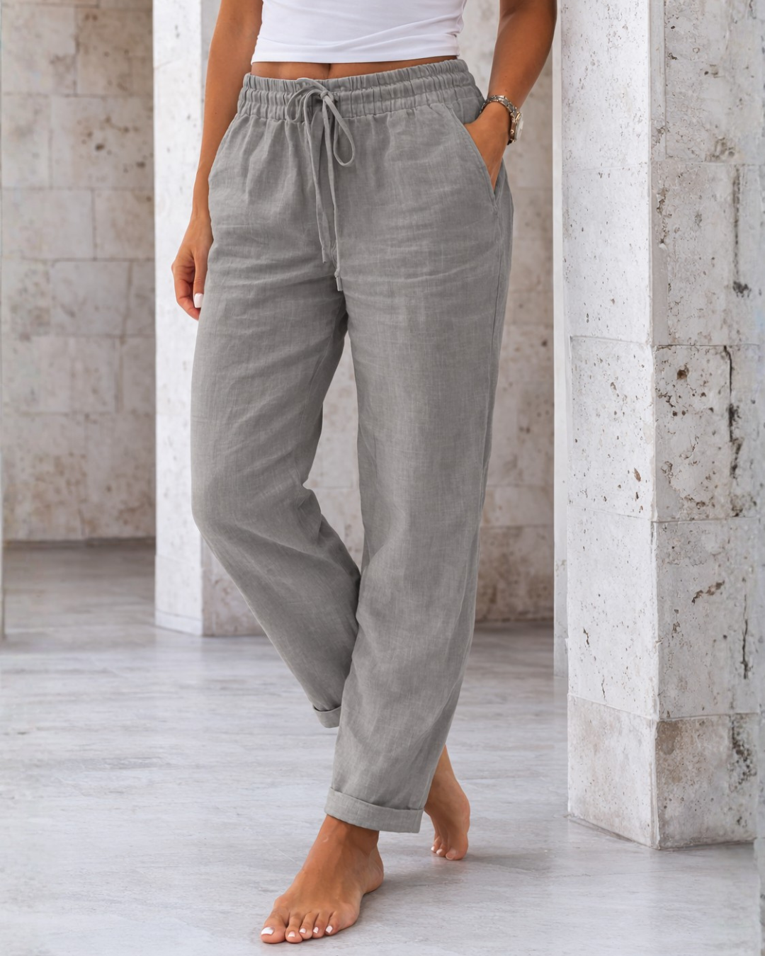 Pantalón Transpirable de Corte Relajado