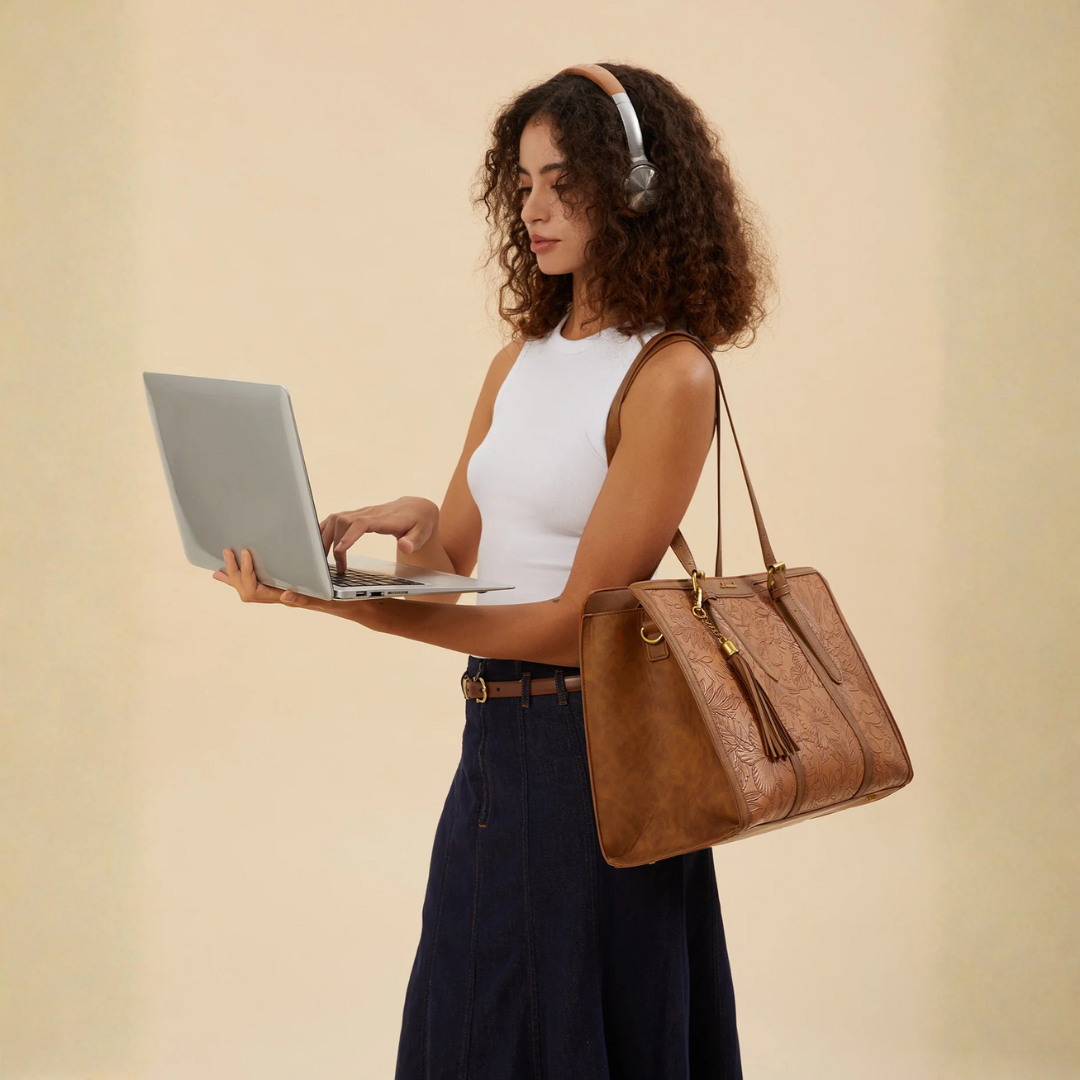 Bolso de Cuero Vintage Elegante para Portátil®