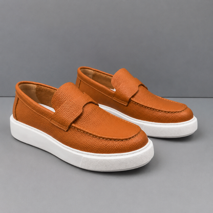 Mocasines informales ergonómicos de piel