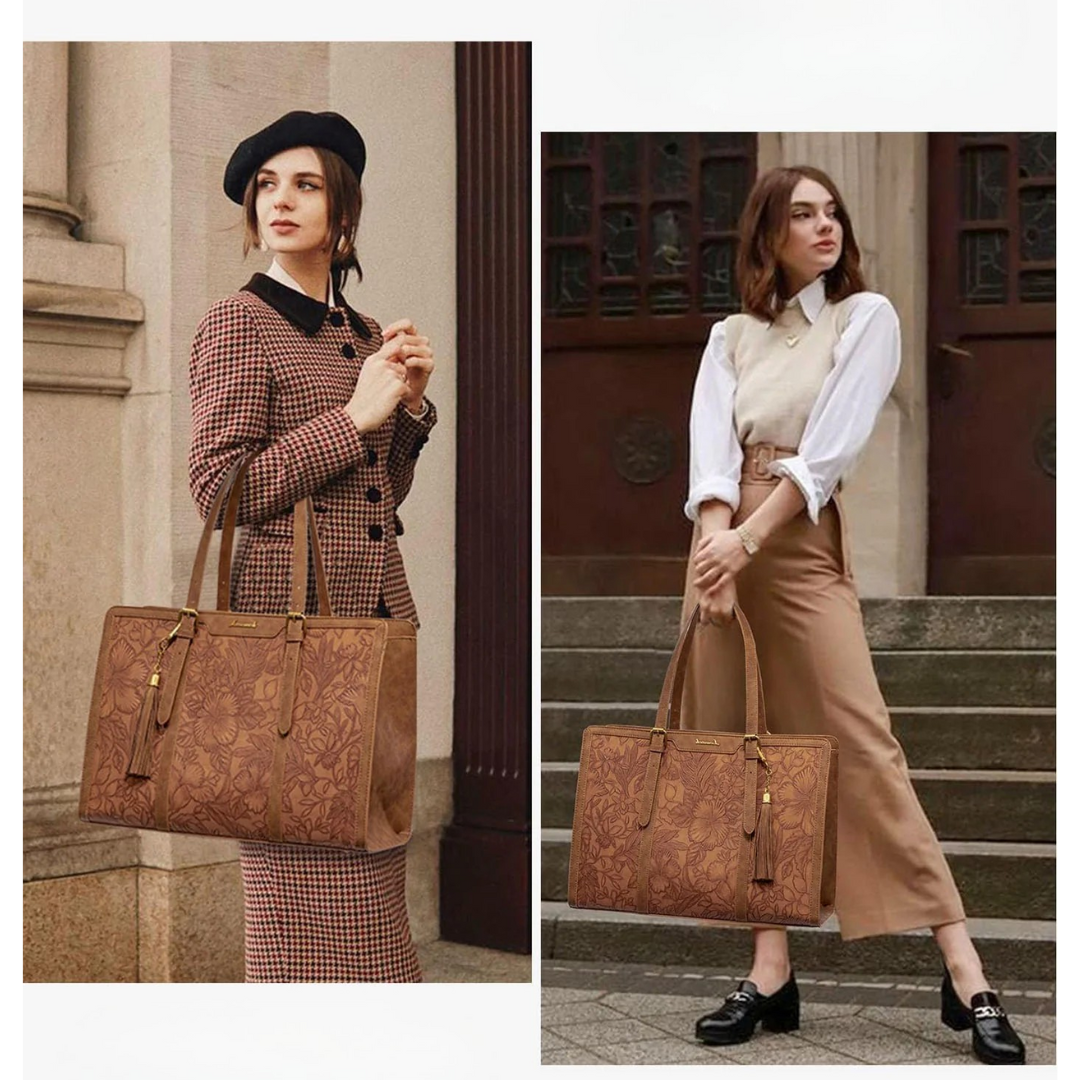 Bolso de Cuero Vintage Elegante para Portátil®