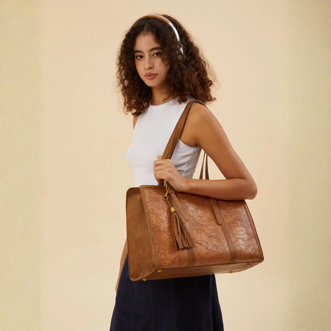 Bolso de Cuero Vintage Elegante para Portátil®