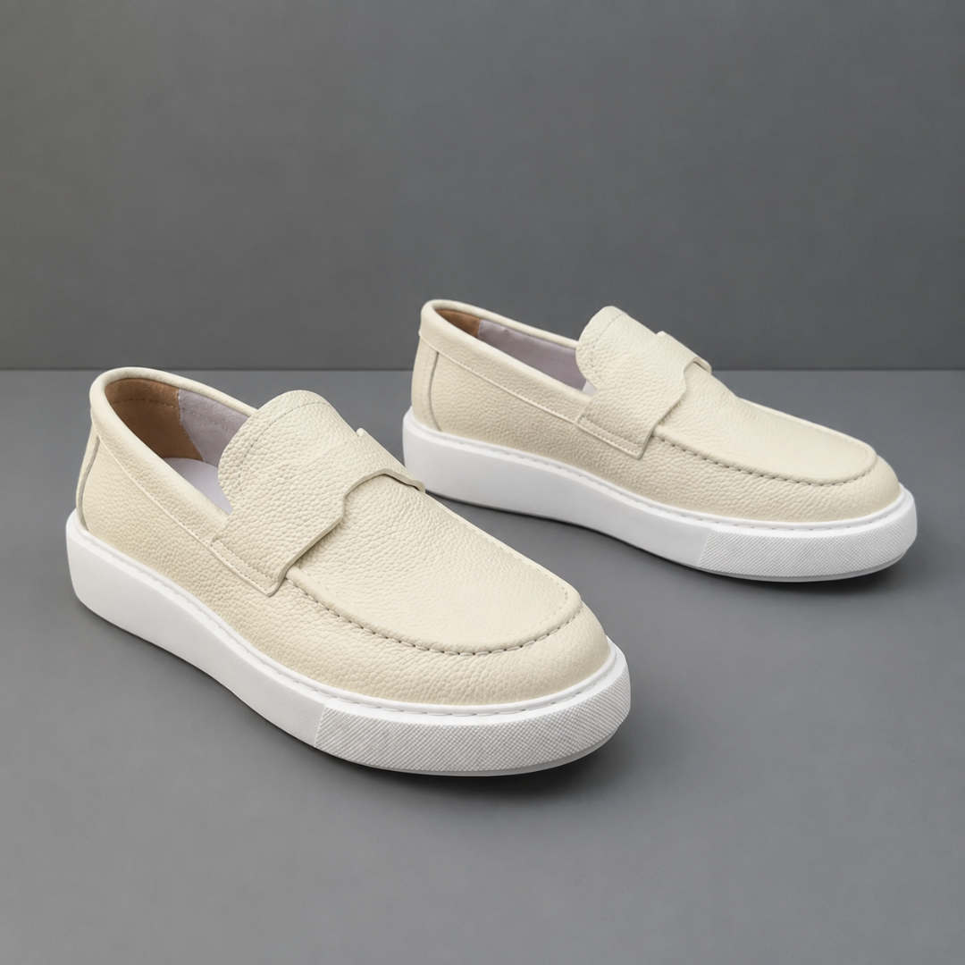 Mocasines informales ergonómicos de piel