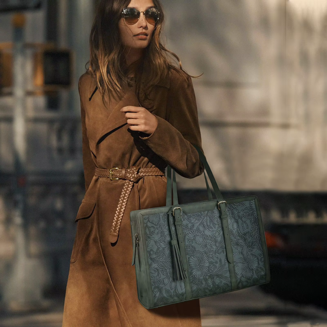 Bolso de Cuero Vintage Elegante para Portátil®