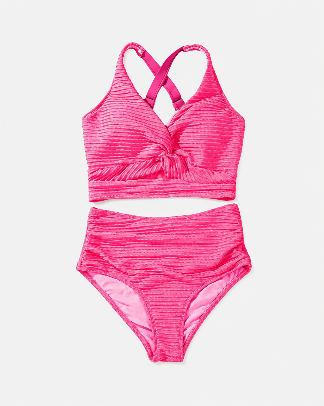 Bikini con espalda cruzada y cintura alta®